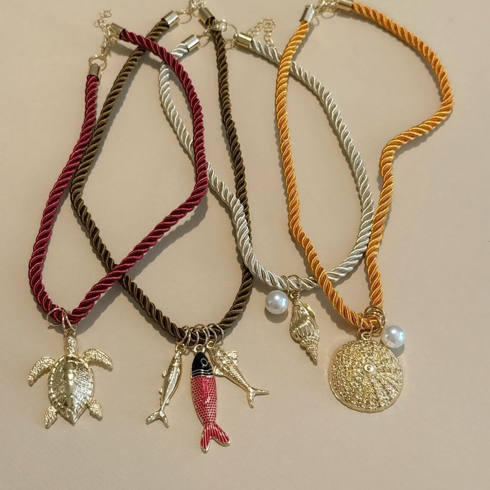 Fish necklace set #1613 - Picture 2 of 4